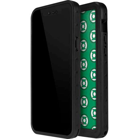 DC Comics Green Lantern Logo Pattern iPhone 14 Pro Max Waterproof Case