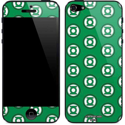 DC Comics Green Lantern Logo Pattern iPhone 5/5s/5SE Skin