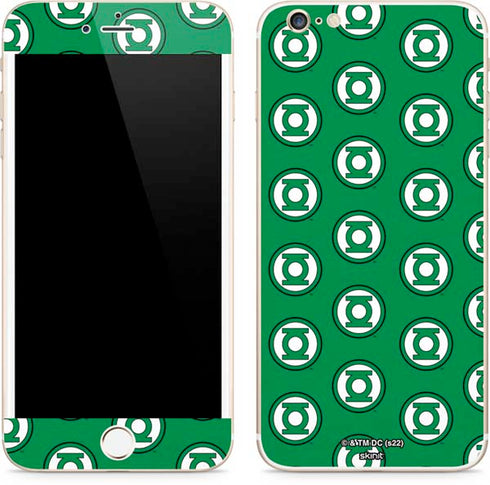 DC Comics Green Lantern Logo Pattern iPhone 6/6s Plus Skin