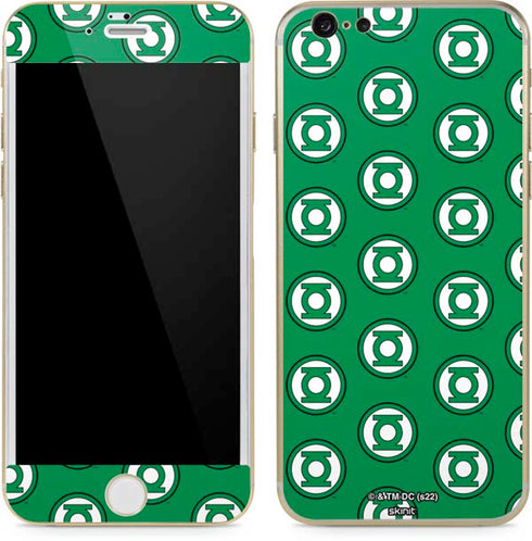 DC Comics Green Lantern Logo Pattern iPhone 6/6s Skin