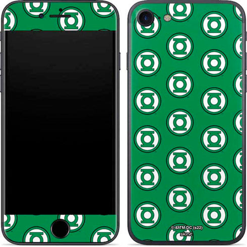 DC Comics Green Lantern Logo Pattern iPhone 8 Skin