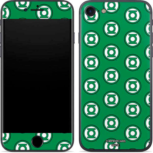 DC Comics Green Lantern Logo Pattern iPhone SE (2nd & 3rd Gen) Skin