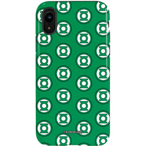 DC Comics Green Lantern Logo Pattern iPhone XR Pro Case