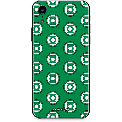 DC Comics Green Lantern Logo Pattern iPhone XR Skin