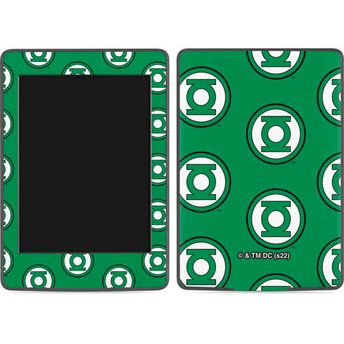 DC Comics Green Lantern Logo Pattern Amazon Kindle Skin