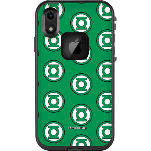 DC Comics Green Lantern Logo Pattern LifeProof Fre iPhone Skin