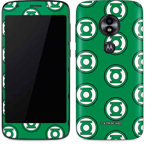 DC Comics Green Lantern Logo Pattern Moto E5 Play Skin