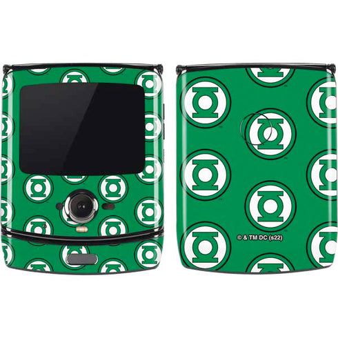 DC Comics Green Lantern Logo Pattern Motorola RAZR Skin