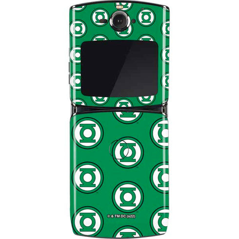DC Comics Green Lantern Logo Pattern Motorola RAZR Skin