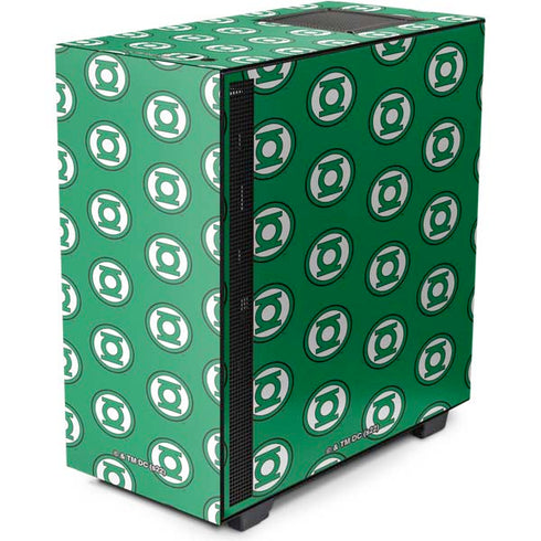 DC Comics Green Lantern Logo Pattern NZXT H510 Compact ATX Mid-Tower Case Skin