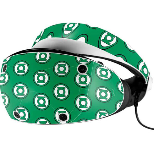DC Comics Green Lantern Logo Pattern PlayStation VR2 Skin