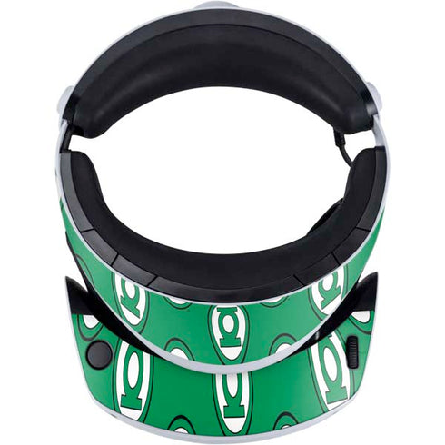 DC Comics Green Lantern Logo Pattern PlayStation VR2 Skin