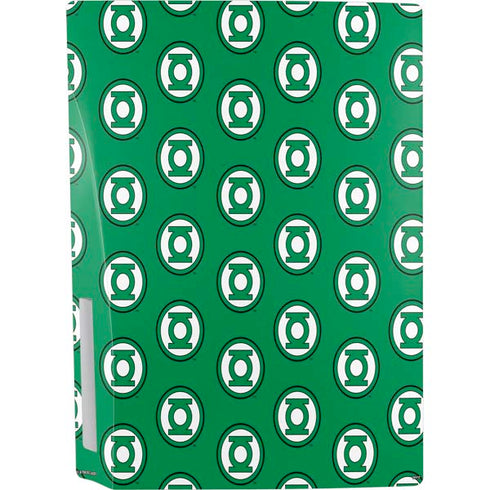 DC Comics Green Lantern Logo Pattern PS5 Console Skin