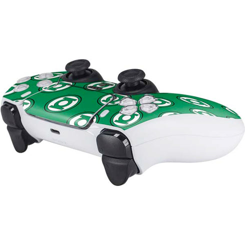 DC Comics Green Lantern Logo Pattern PS5 Controller Skin