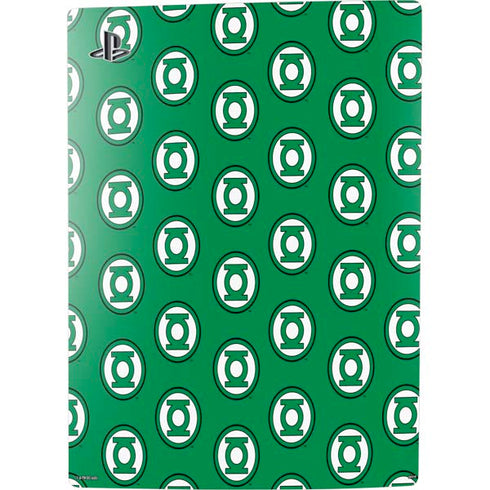 DC Comics Green Lantern Logo Pattern PS5 Digital Edition Console Skin