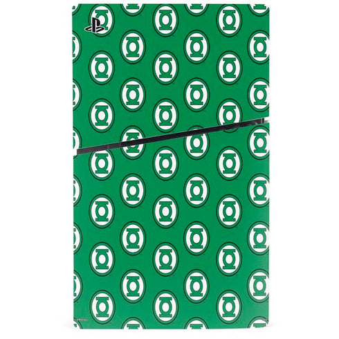 DC Comics Green Lantern Logo Pattern PS5 Slim Digital Edition Bundle Skin