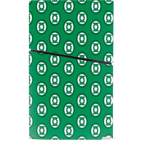 DC Comics Green Lantern Logo Pattern PS5 Slim Digital Edition Console Skin