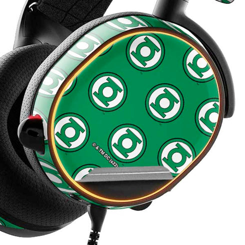 DC Comics Green Lantern Logo Pattern SteelSeries Arctis 5 Skin
