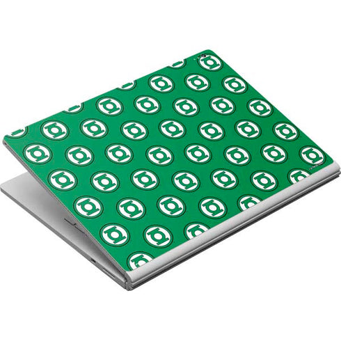 DC Comics Green Lantern Logo Pattern Surface Book Skin