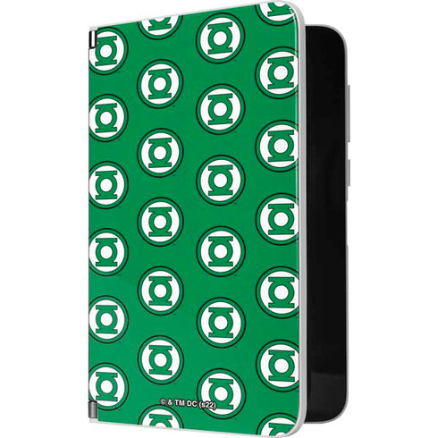 DC Comics Green Lantern Logo Pattern Surface Duo Skin