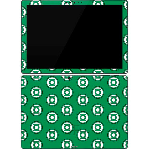 DC Comics Green Lantern Logo Pattern Surface Pro 7 Skin
