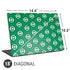 DC Comics Green Lantern Logo Pattern Universal Laptop 18in (14.6 x 10.6in) Skin