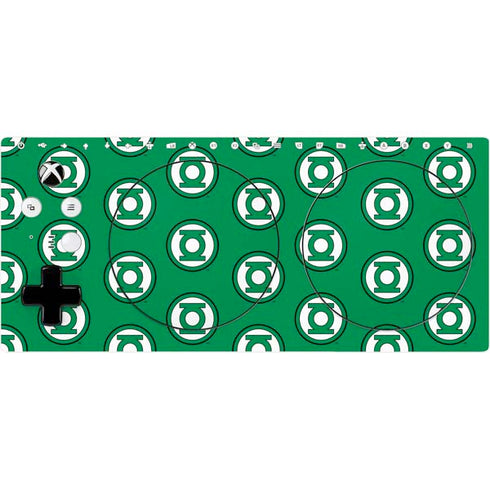 DC Comics Green Lantern Logo Pattern Xbox Adaptive Controller Skin