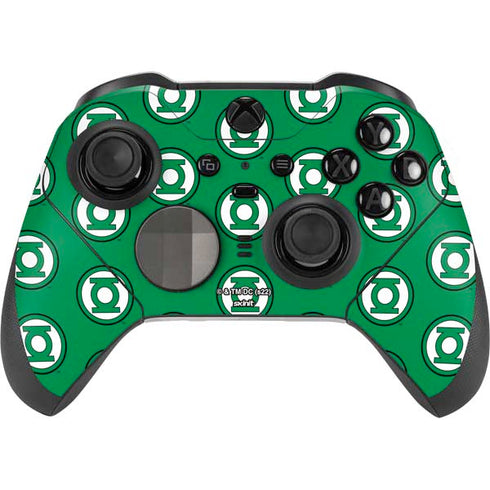 DC Comics Green Lantern Logo Pattern Xbox Elite Wireless Controller Series 2 Skin