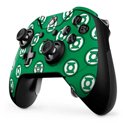 DC Comics Green Lantern Logo Pattern Xbox One Elite Controller Skin