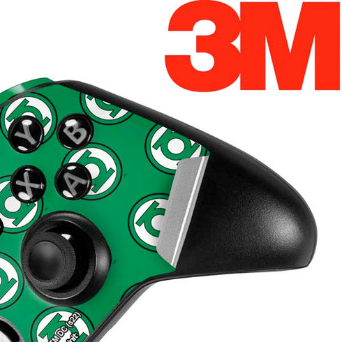 DC Comics Green Lantern Logo Pattern Xbox One Elite Controller Skin