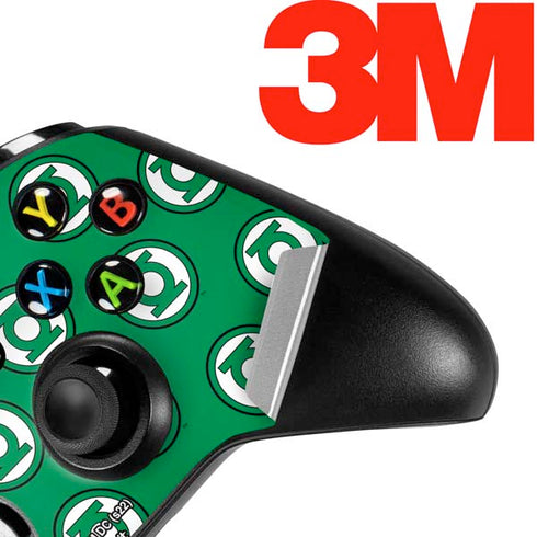 DC Comics Green Lantern Logo Pattern Xbox One S Controller Skin