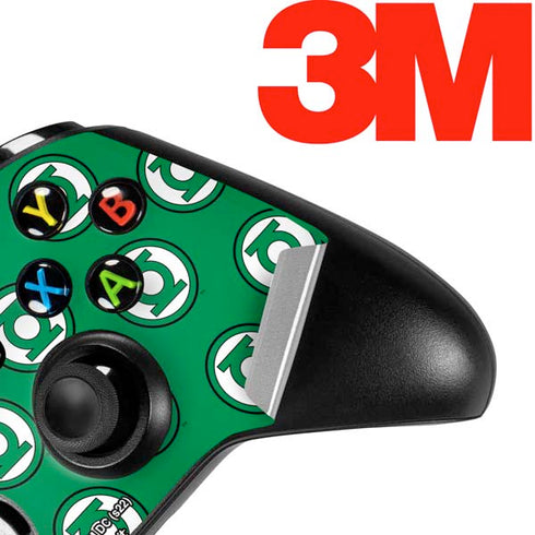 DC Comics Green Lantern Logo Pattern Xbox One X Controller Skin