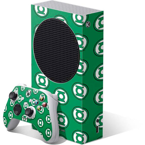 DC Comics Green Lantern Logo Pattern Xbox Series S Skins