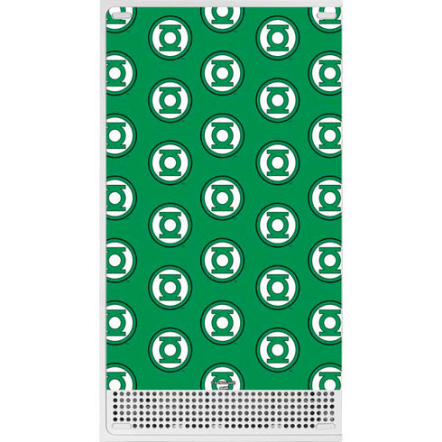 DC Comics Green Lantern Logo Pattern Xbox Series S Console Skin