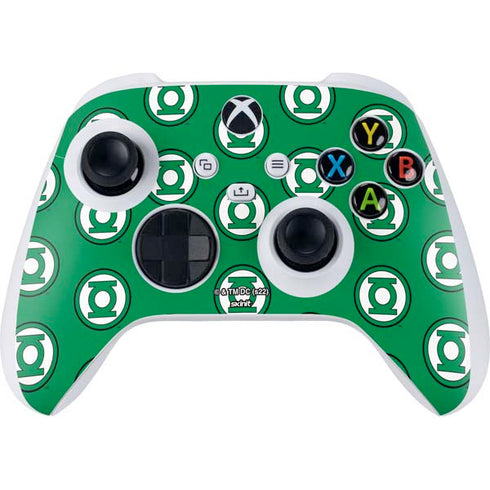 DC Comics Green Lantern Logo Pattern Xbox Series S Controller Skin
