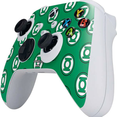 DC Comics Green Lantern Logo Pattern Xbox Series S Controller Skin
