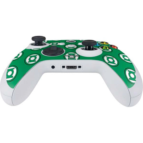 DC Comics Green Lantern Logo Pattern Xbox Series S Controller Skin