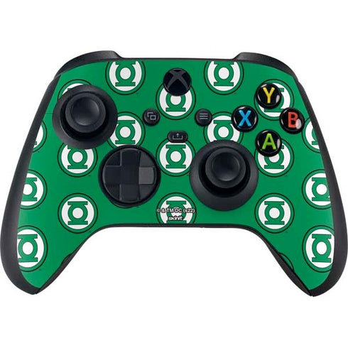 DC Comics Green Lantern Logo Pattern Xbox Series X Controller Skin