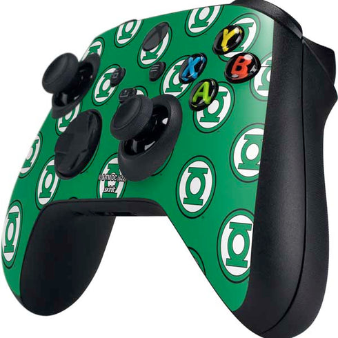 DC Comics Green Lantern Logo Pattern Xbox Series X Controller Skin