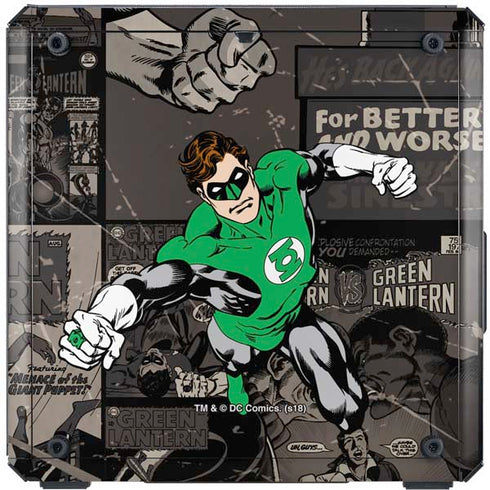 DC Comics Green Lantern Vintage Action Pose Pattern Cooler Master MasterBox Q300L Mini Tower Skin