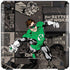 DC Comics Green Lantern Vintage Action Pose Pattern Cooler Master MasterBox Q300L Mini Tower Skin