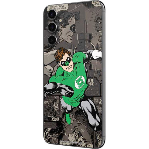DC Comics Green Lantern Vintage Action Pose Pattern Galaxy A14 5G Skin