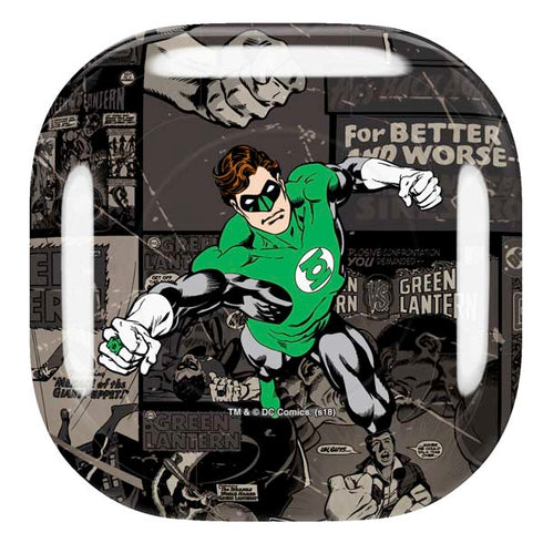 DC Comics Green Lantern Vintage Action Pose Pattern Galaxy Buds Pro Skin
