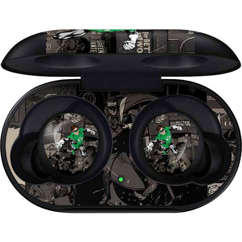 DC Comics Green Lantern Vintage Action Pose Pattern Galaxy Buds Skin