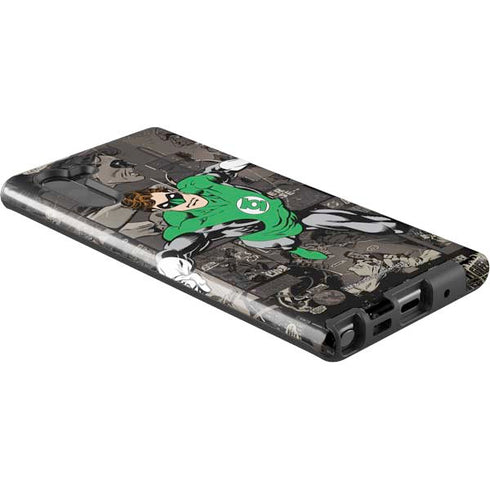 DC Comics Green Lantern Vintage Action Pose Pattern Galaxy Note 10 Pro Case
