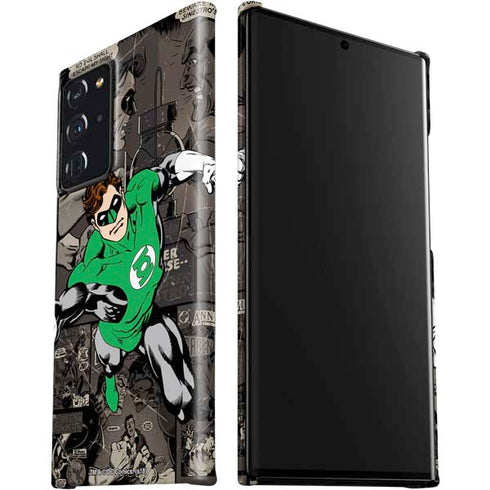 DC Comics Green Lantern Vintage Action Pose Pattern Galaxy Note20 Ultra 5G Lite Case