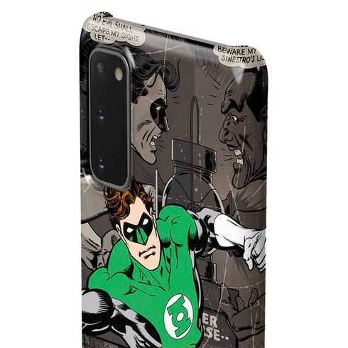 DC Comics Green Lantern Vintage Action Pose Pattern Galaxy S20 Lite Case