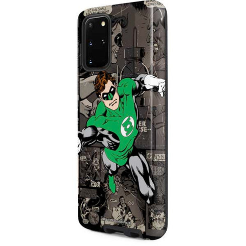 DC Comics Green Lantern Vintage Action Pose Pattern Galaxy S20 Plus Pro Case