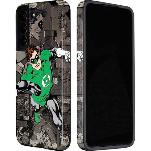 DC Comics Green Lantern Vintage Action Pose Pattern Galaxy S22 Pro Case