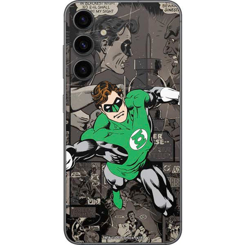DC Comics Green Lantern Vintage Action Pose Pattern Galaxy S23 FE Skin